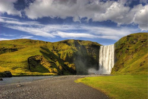 Skogafoss waterfall, southern Iceland