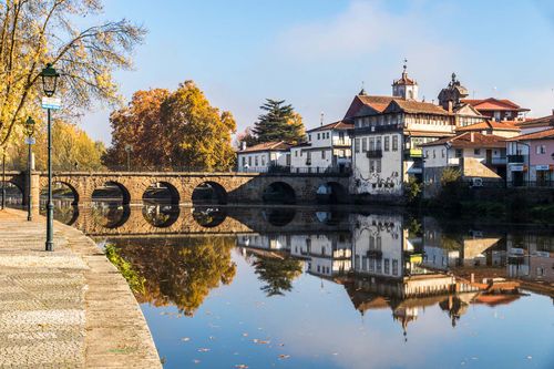 The historic Roman bridge of Emperor Trajan in the city of Chaves, in the north of Portugal © Shutterstock
