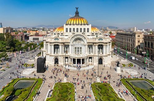 Mexico City, Palacio Bellas Artes
