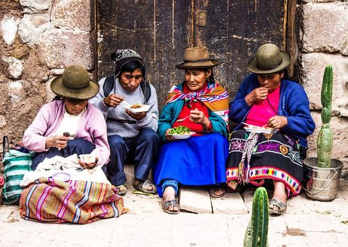 Mid morning Snack in Peru