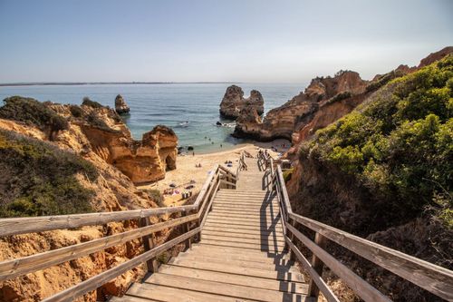 Beach of Camilo, Algarve, Portugal 