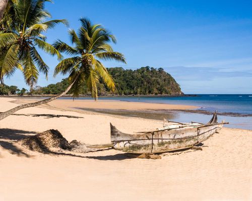 Beautiful tropical sandy beach