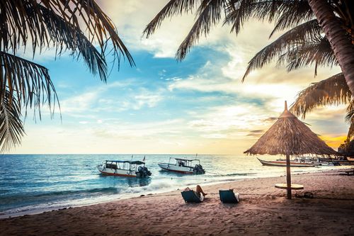 Beautiful beach in Malaysia