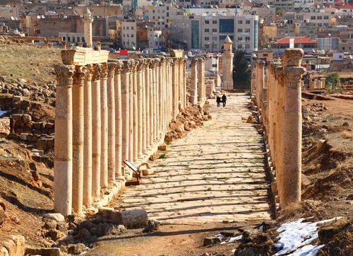 Roman Road, Jerash - Jordan