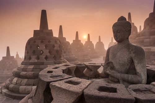 Buddist Temple Borobudur 