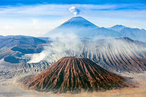 Bromo, Batok and Semeru volcanoes