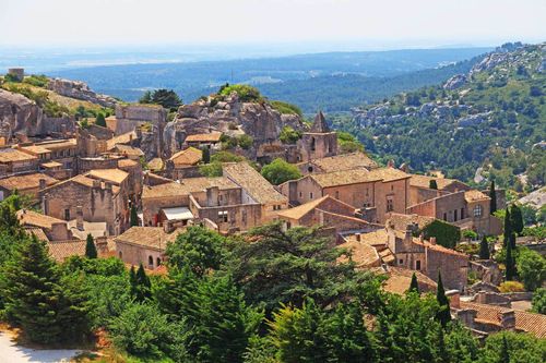 Town of Les-Baux-de-Provence, France