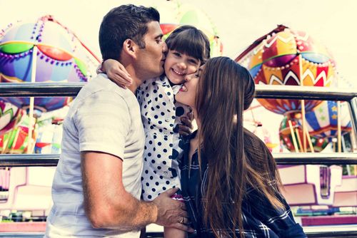 Family Holiday Vacation Togetherness Kiss Love