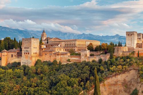 Granada. The fortress and palace complex Alhambra.