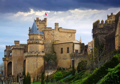 Castle of Olite. Navarre, Spain